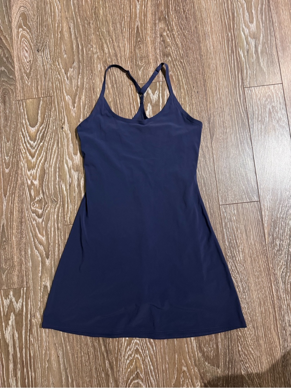 Outdoor Voices The Exercise Dress Navy Blue Built-In Shorts XS